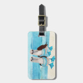 シーグルオンビーチラゲージタグ ラゲッジタグ (正面縦)