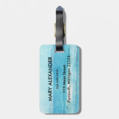 シーグルオンビーチラゲージタグ ラゲッジタグ (裏面縦)