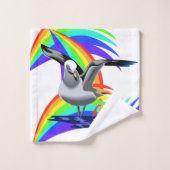 シーグルカラーを設定するバスルームカラフルタオル バスタオルセット (ウォッシュタオル)