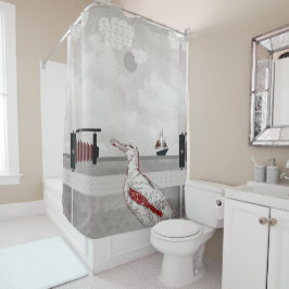 シーグルスが自撮る シャワーカーテン