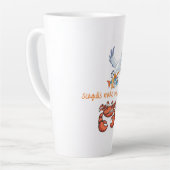 シーグルスは私をクラビーラテマグ カフェラテマグ (左アングル)