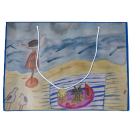 シーグルスオンザビーチ ラージペーパーバッグ