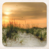 シーグルズアットサンライズ スクエアペーパーコースター (正面)