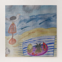 シーグルズオンザジグソービーチパズル