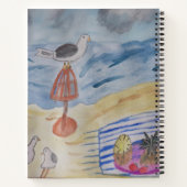 シーグルズオンザビーチノート ノートブック (裏面)