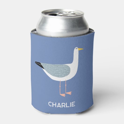 シーグルパーソナライズされたルおもしろい 缶クーラー (缶正面)