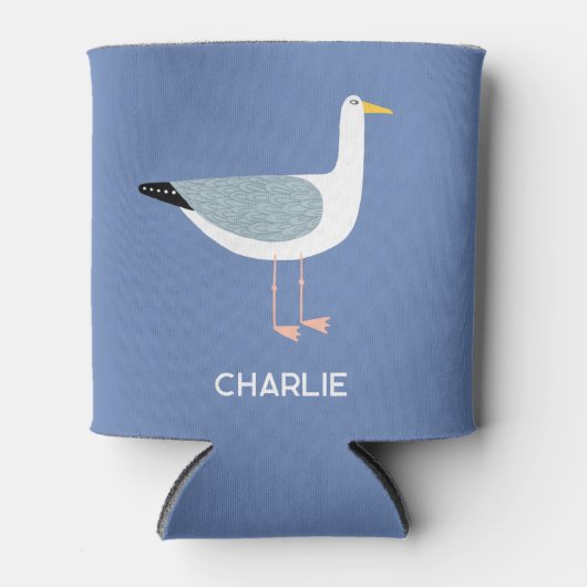 シーグルパーソナライズされたルおもしろい 缶クーラー (正面)