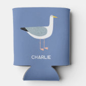 シーグルパーソナライズされたルおもしろい 缶クーラー (裏面)