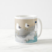 シーグル間抜けルムグ コーヒーマグカップ (正面右)