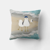 シーグル間抜けル装飾用クッション クッション (裏面)