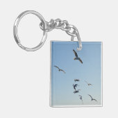 シーグル飛んでいるス キーホルダー (正面左)