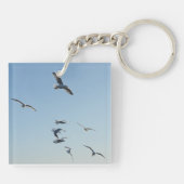 シーグル飛んでいるス キーホルダー (裏面)