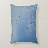 シーグル飛んでいるル装飾用クッション アクセントクッション (正面(垂直))