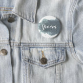 シーグレイ水彩 – グルーミングカスタム文字ボタン 缶バッジ (インサイチュ)