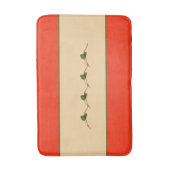 シーグレープストライプ開花 – たき火 –  バスマット (正面縦)