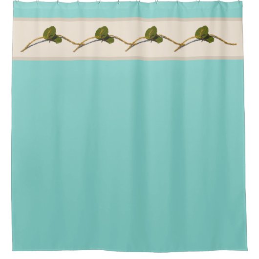 シーグレープ開花 – ガルフシャワーカーテン シャワーカーテン (正面)