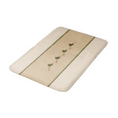 シーグレープ開花 – ドーンズストライプ- バスマット (アングル)