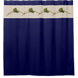 シーグレープ開花 – 海軍シャワーカーテン シャワーカーテン
