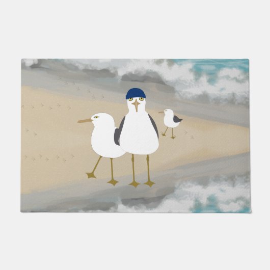 シーグ間抜けル形式 ドアマット (正面)