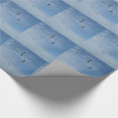 シーグ飛んでいるルラッピング紙 ラッピングペーパー (角)