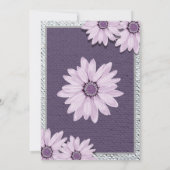 シーケンスとデイジーバチェロレッテ 招待状 (裏面)