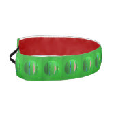 シーケンス輝くルール内の濃い緑の光沢ボール アスレチックヘッドバンド (左)