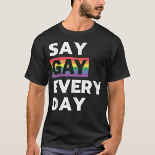 シーゲイ毎日LGBTQレインボープライド Tシャツ