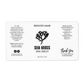 シーコケの皮膚血清ラベル ラベル (正面)