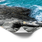 シーコーストシンクテールマナロラリオマッジョーレイタリア ポスター (コーナー)