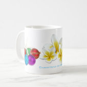 シーコーストテーママグまたはカップによるクリスマス コーヒーマグカップ (正面左)