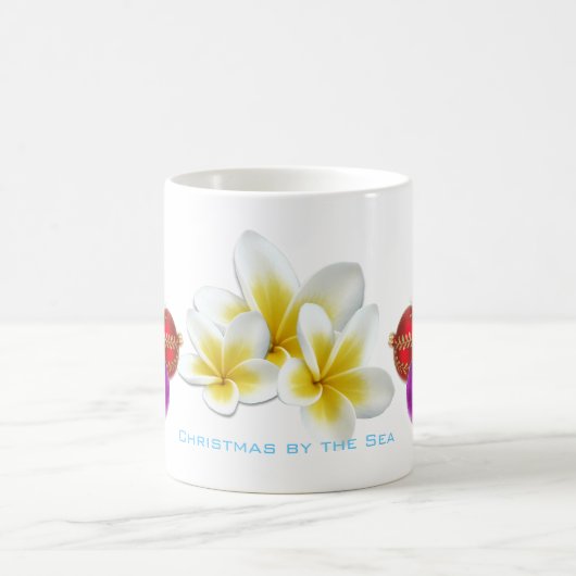 シーコーストテーママグまたはカップによるクリスマス コーヒーマグカップ (中央)