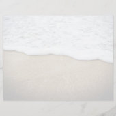 シーコースト結婚式 プログラム写真テンプレートトリフォル (裏面)