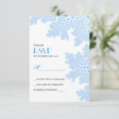 シーコーラルビーチ結婚式RSVPカード 出欠カード (スタンド正面)