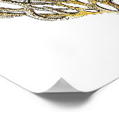 シーコーラルNo.1アンティーク自然史プリント ポスター (角)