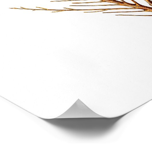 シーコーラルNo. 10ビーチデコールアートプリント ポスター (角)