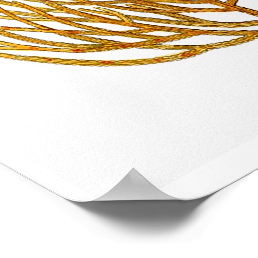 シーコーラルNo.9アンティーク自然史プリント ポスター (角)