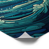 シーサイカラフルドライトハウスウォールプリント ポスター (角)