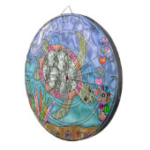 シーサイケデリックタートルシーホースアート ダーツボード (正面右)