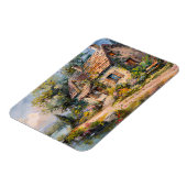 シーサイドお洒落コテージコテージコアフレキシブル マグネット (左側)