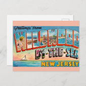 シーサイドのワイルドウッドからのグリーティング ポストカード (正面/裏面)