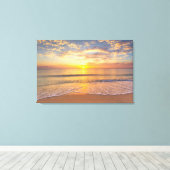 シーサイドの朝日 キャンバスプリント (インサイチュ (ウッドフロア))