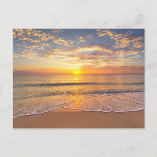 シーサイドの朝日 ポストカード (正面)