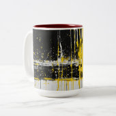 「シーサイドの静謐さ、ビーチ付きツートーンマグインスパイア ツートーンマグカップ (正面左)