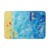 シーサイドアートモダンのコンテンポラリー子ども バスマット (正面)