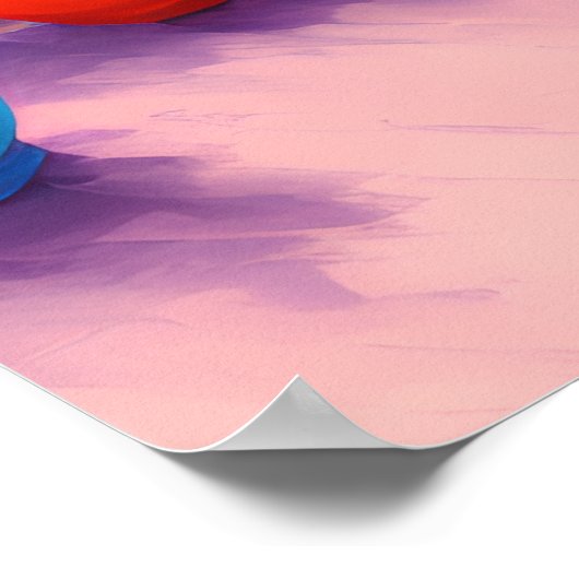 シーサイドイタリアンガーデンパティオポスター ポスター (角)