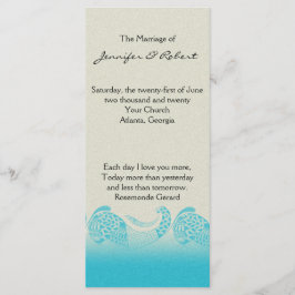 シーサイドインサンド&アクア結婚式 プログラム