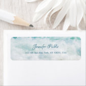 シーサイドウェーブアートワークハンドスクリプト差出人住所 ラベル (インサイチュ)