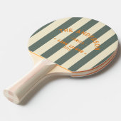 シーサイドウォーミンググレーストライピングとファミリ名 卓球ラケット (正面アングル)