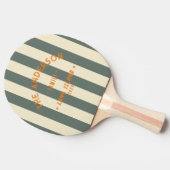 シーサイドウォーミンググレーストライピングとファミリ名 卓球ラケット (横)