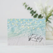 シーサイドエレガントストリングライトビーチサイト 出欠カード (スタンド正面)